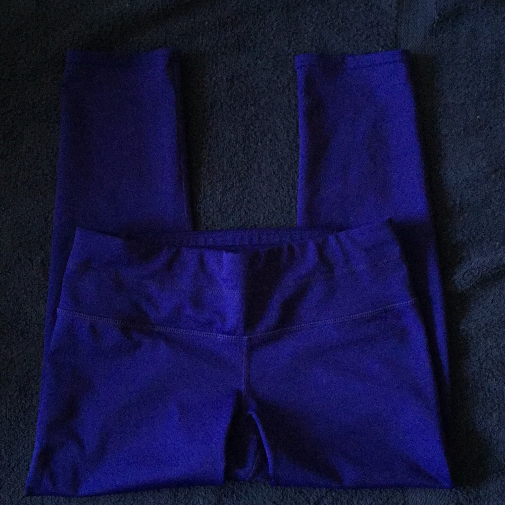 Athleta Blue Capri Yoga Pants XS